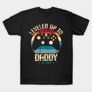 Dad Level Unlocked Est. 2024 T-Shirt